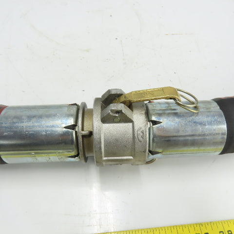 Alfagomma 605 150PSI 10Bar 2-1/2" OD Petroleum S & D Hose 1-3/4" ID 10' Long