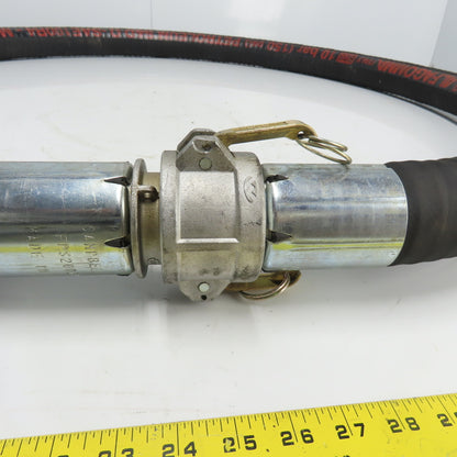 Alfagomma 605 150PSI 10Bar 2-1/2" OD Petroleum S & D Hose 1-3/4" ID 10' Long