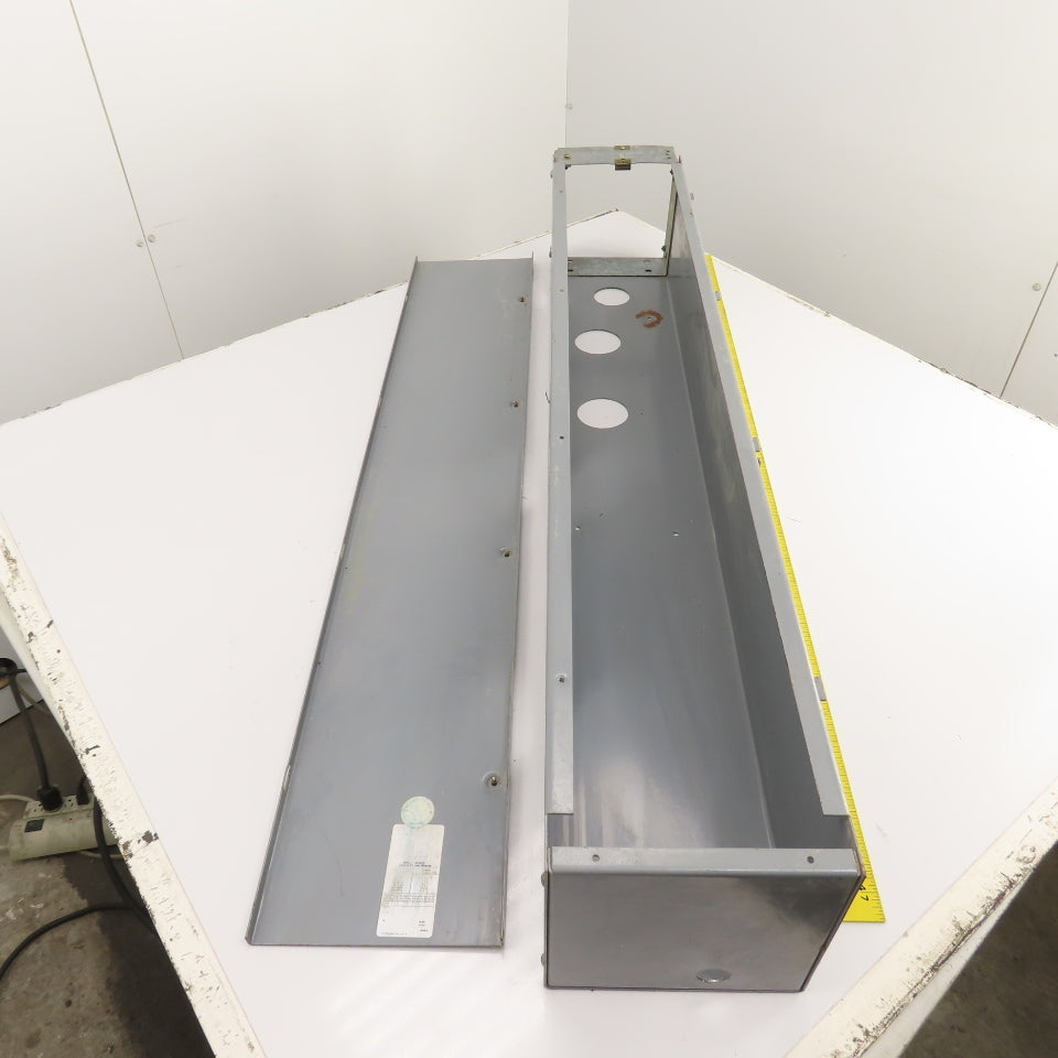 Square D LDB84 8 x 8" x 48" Long Electrical Auxiliary Wireway Gutter Screw Cover