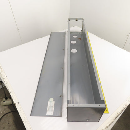 Square D LDB84 8 x 8" x 48" Long Electrical Auxiliary Wireway Gutter Screw Cover