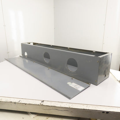 Square D LDB84 8 x 8" x 48" Long Electrical Auxiliary Wireway Gutter Screw Cover