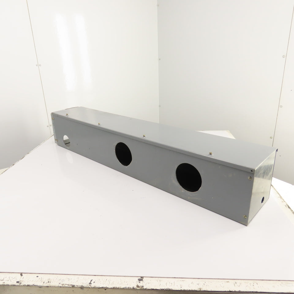 Square D LDB84 8 x 8" x 48" Long Electrical Auxiliary Wireway Gutter Screw Cover
