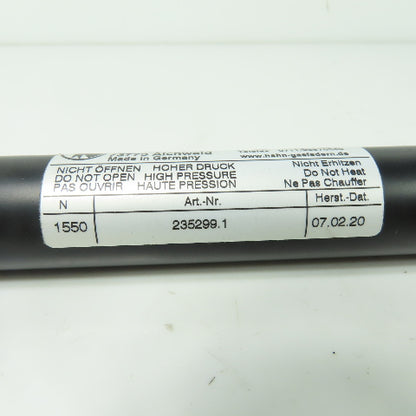 Hahn-Gasfedern 235299.1 Gas Pressure Spring Cylinder