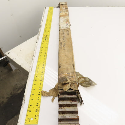 Browning 4NSR3X1 1/2 Steel Gear Rack 3 DP 14.5° Pressure Angle 3" Wide 4' Long