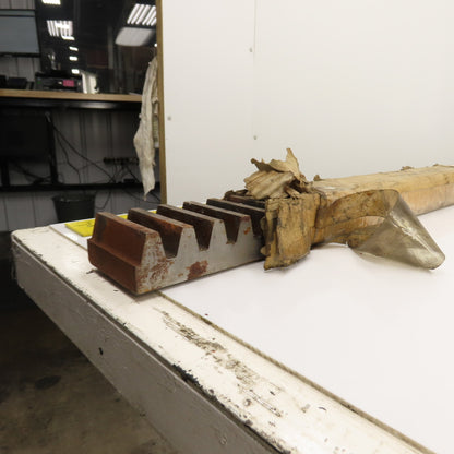 Browning 4NSR3X1 1/2 Steel Gear Rack 3 DP 14.5° Pressure Angle 3" Wide 4' Long