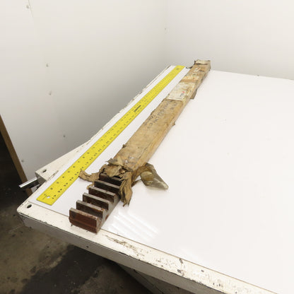 Browning 4NSR3X1 1/2 Steel Gear Rack 3 DP 14.5° Pressure Angle 3" Wide 4' Long