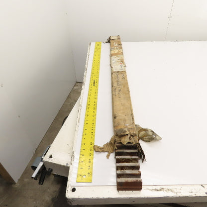 Browning 4NSR3X1 1/2 Steel Gear Rack 3 DP 14.5° Pressure Angle 3" Wide 4' Long