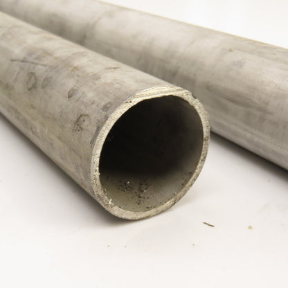 SA312 SCH 40S TP304 2" Stainless Steel Pipe 72" & 48" Lot Of 2