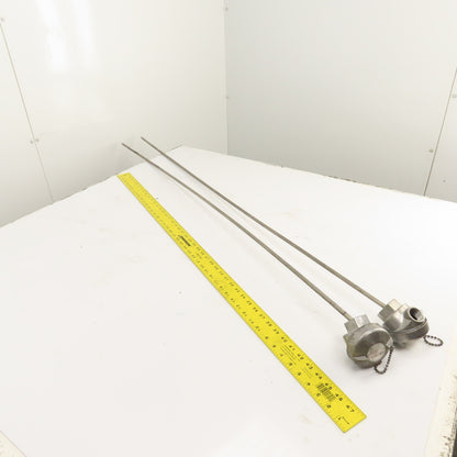 SW Controls Temperature Transmitter 59" Probe (Bent Rod) Lot Of 2