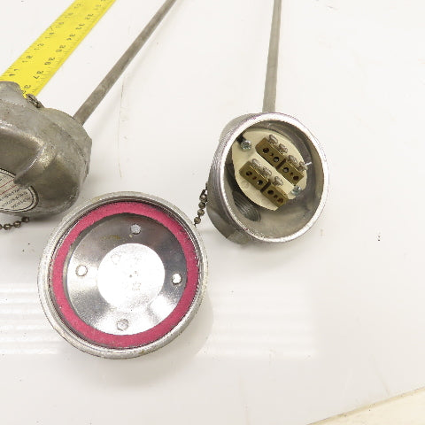 SW Controls Temperature Transmitter 59" Probe (Bent Rod) Lot Of 2