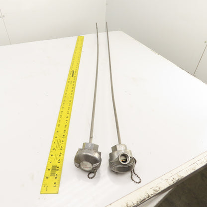 SW Controls Temperature Transmitter 59" Probe (Bent Rod) Lot Of 2