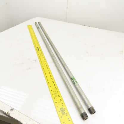 Southland 3/4 x 48" (4')) Galvanized SCH 40 Threaded Pipe Nipple Lot of 2