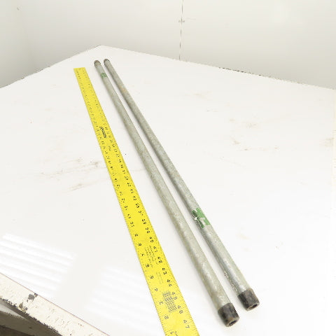 Southland 3/4 x 48" (4')) Galvanized SCH 40 Threaded Pipe Nipple Lot of 2