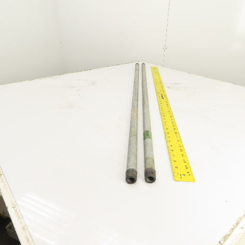 Southland 3/4 x 48" (4')) Galvanized SCH 40 Threaded Pipe Nipple Lot of 2