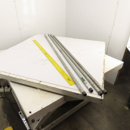 Southland 3/4 x 60" (5') Galvanized SCH 40 Threaded Pipe Nipple Lot of 4