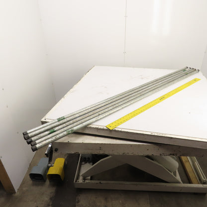 Southland 3/4 x 72" (6') Galvanized SCH 40 Threaded Pipe Nipple Lot of 5