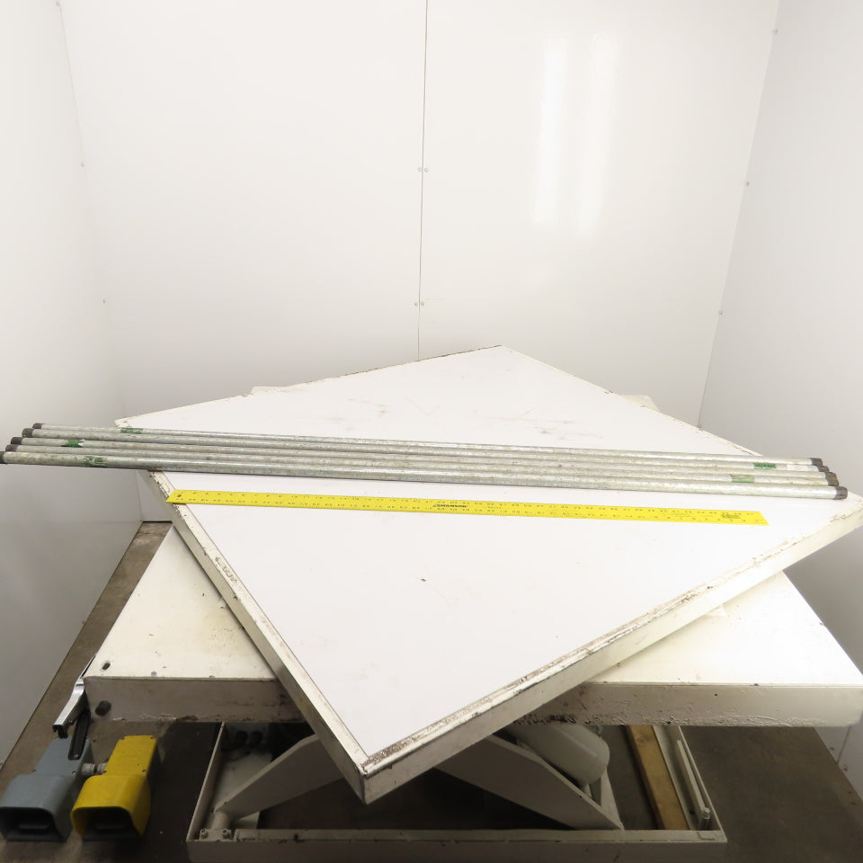 Southland 3/4 x 72" (6') Galvanized SCH 40 Threaded Pipe Nipple Lot of 5