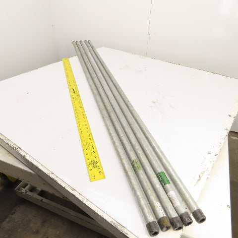 Southland 3/4 x 72" (6') Galvanized SCH 40 Threaded Pipe Nipple Lot of 5