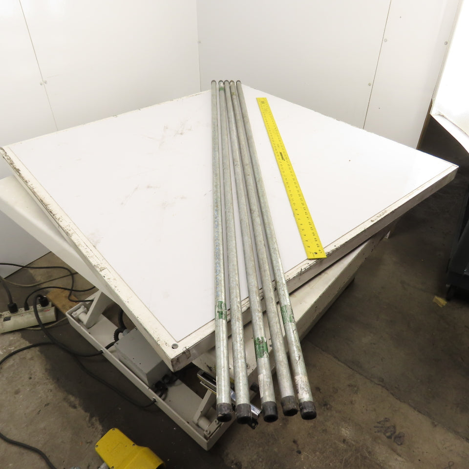 Southland 3/4 x 72" (6') Galvanized SCH 40 Threaded Pipe Nipple Lot of 5