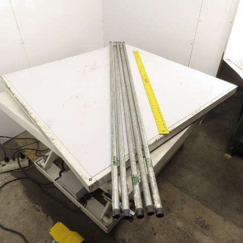 Southland 3/4 x 72" (6') Galvanized SCH 40 Threaded Pipe Nipple Lot of 5