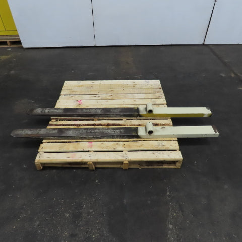 Yale 162G 42" Forks For Stand On Order Picker Forklift 69-1/2" OAL Set Of 2