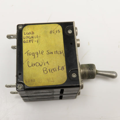 Airpax UPGN11-6249-1 Magnetic Circuit Breaker Toggle Switch