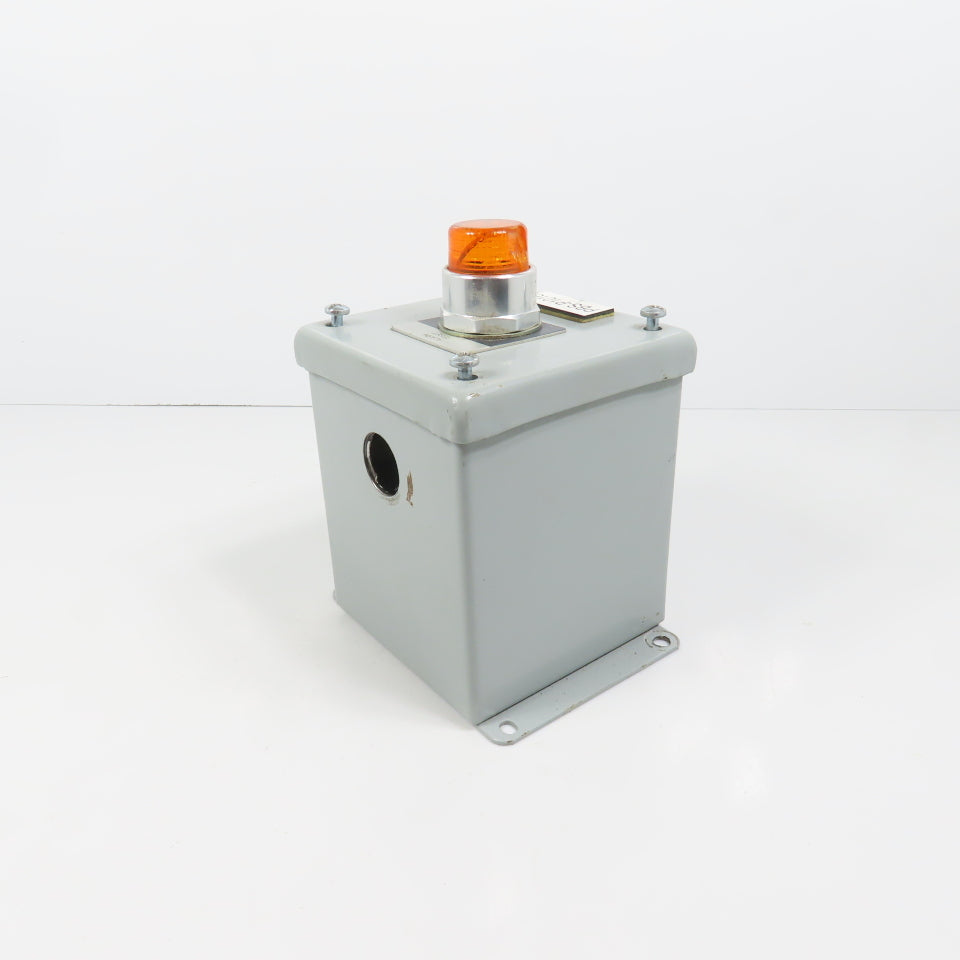 Hoffman E1PBX Nema 12, 13 Pushbutton Enclosure W/ Allen Bradley 800TC-PB16A