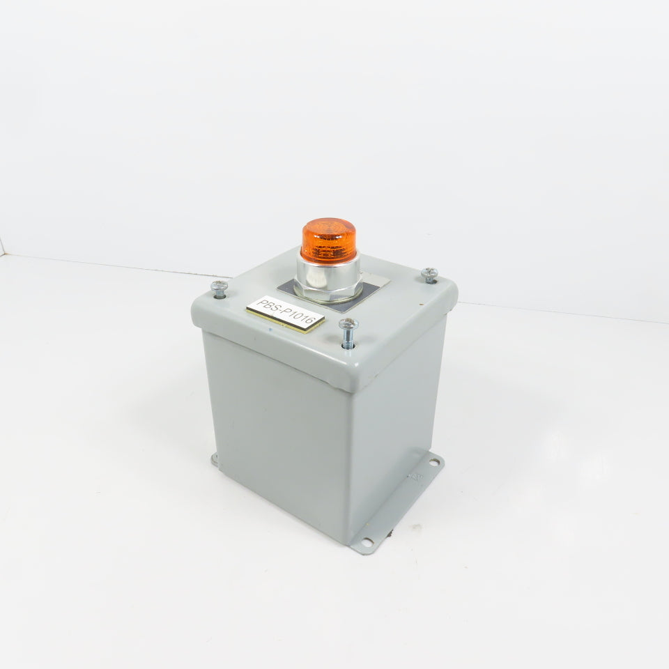 Hoffman E1PBX Nema 12, 13 Pushbutton Enclosure W/ Allen Bradley 800TC-PB16A