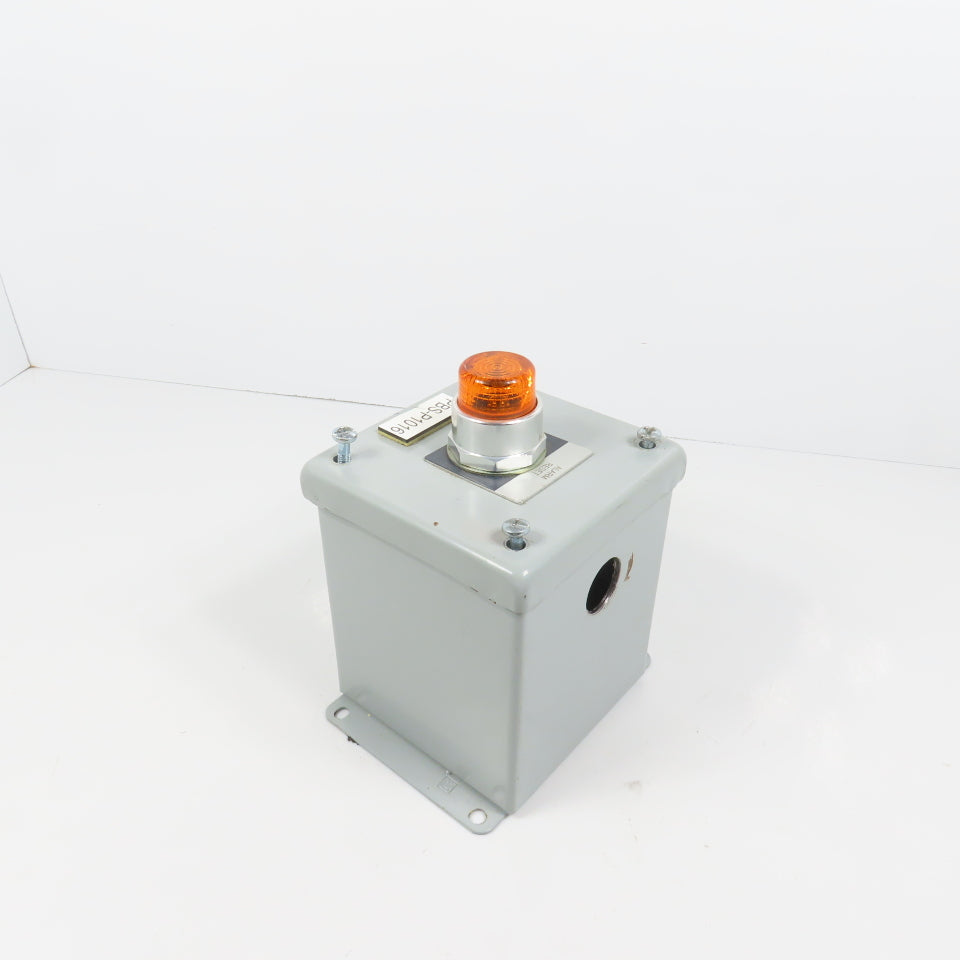 Hoffman E1PBX Nema 12, 13 Pushbutton Enclosure W/ Allen Bradley 800TC-PB16A