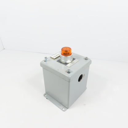 Hoffman E1PBX Nema 12, 13 Pushbutton Enclosure W/ Allen Bradley 800TC-PB16A