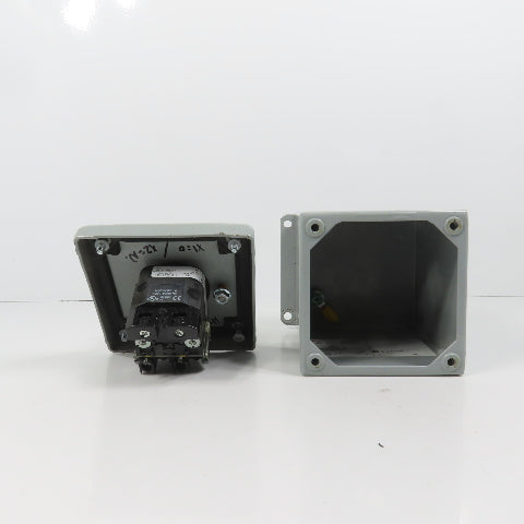 Hoffman E1PBX Nema 12, 13 Pushbutton Enclosure W/ Allen Bradley 800TC-PB16A