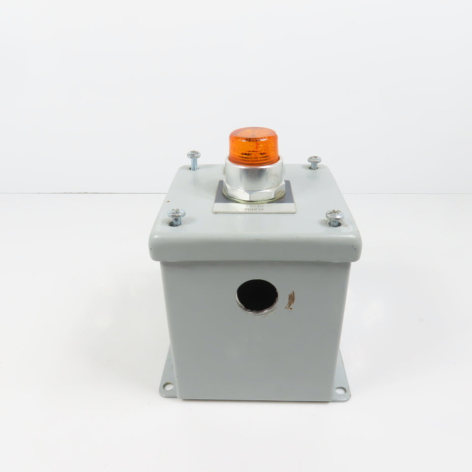 Hoffman E1PBX Nema 12, 13 Pushbutton Enclosure W/ Allen Bradley 800TC-PB16A