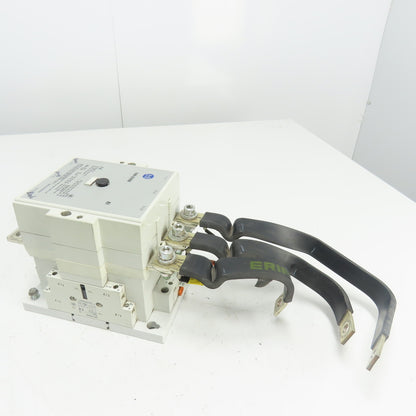 Allen Bradley 100-D300 EI 3-Pole Contactor 600VAC 340A 300HP 3Ph 110-130V Coil