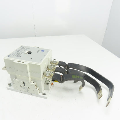Allen Bradley 100-D300 EI 3-Pole Contactor 600VAC 340A 300HP 3Ph 110-130V Coil