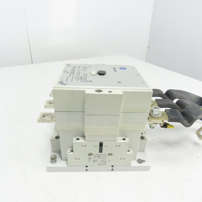 Allen Bradley 100-D300 EI 3-Pole Contactor 600VAC 340A 300HP 3Ph 110-130V Coil