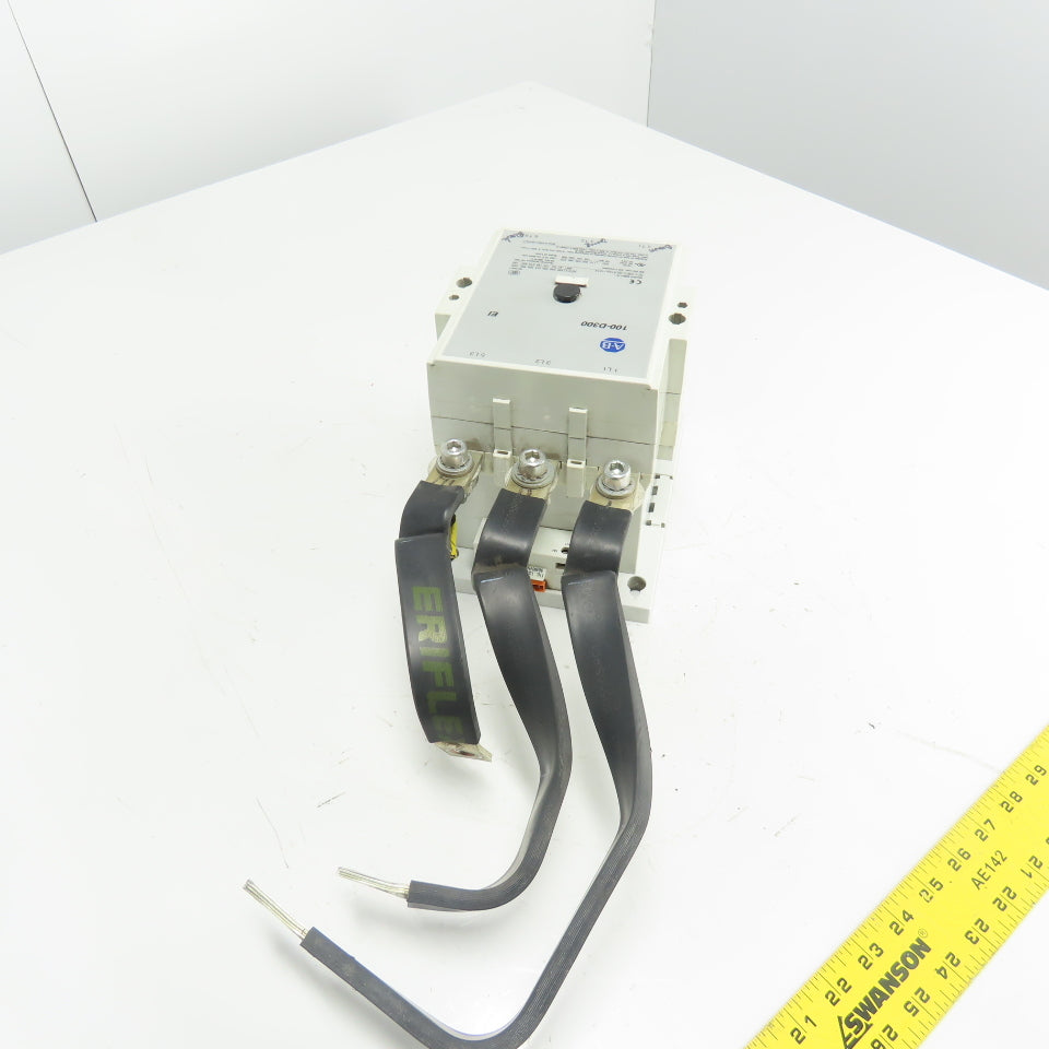 Allen Bradley 100-D300 EI 3-Pole Contactor 600VAC 340A 300HP 3Ph 110-130V Coil