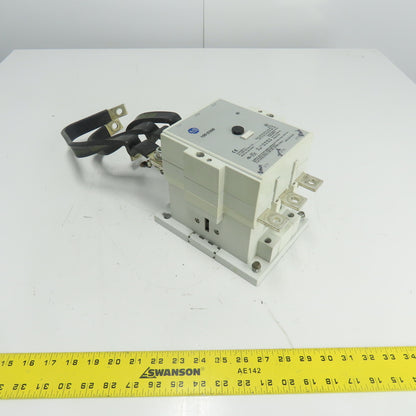 Allen Bradley 100-D300 EI 3-Pole Contactor 600VAC 340A 300HP 3Ph 110-130V Coil
