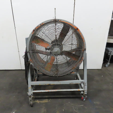 Aerovent LS429 42" Industrial Air Mover Blower Drum Fan 460V 5HP 84' Cord Tested