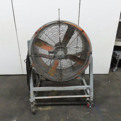 Aerovent LS429 42" Industrial Air Mover Blower Drum Fan 460V 5HP 84' Cord Tested