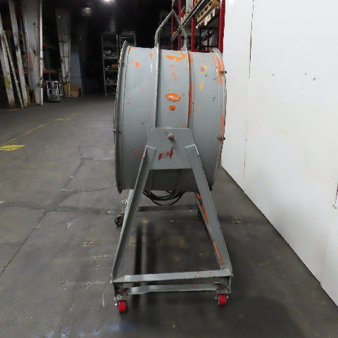 Aerovent LS429 42" Industrial Air Mover Blower Drum Fan 460V 5HP 84' Cord Tested