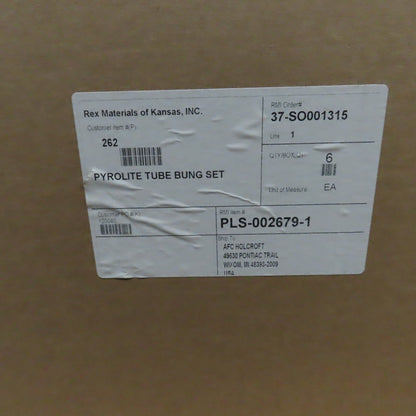 Rex Materials PLS-002679-1 Vacuum Formed Bung For 6-5/8" OD Tube Lot Of 5