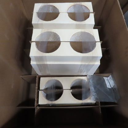 Rex Materials PLS-002679-1 Vacuum Formed Bung For 6-5/8" OD Tube Lot Of 5