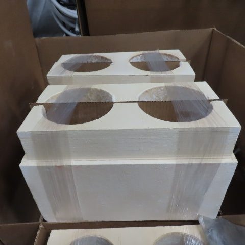 Rex Materials PLS-002679-1 Vacuum Formed Bung For 6-5/8" OD Tube Lot Of 5