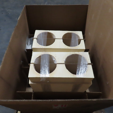 Rex Materials PLS-002679-1 Vacuum Formed Bung For 6-5/8" OD Tube Lot Of 5