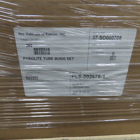 Rex Materials PLS-002679-1 Vacuum Formed Bung For 6-5/8" OD Tube Lot Of 3