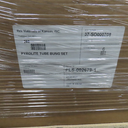 Rex Materials PLS-002679-1 Vacuum Formed Bung For 6-5/8" OD Tube Lot Of 3