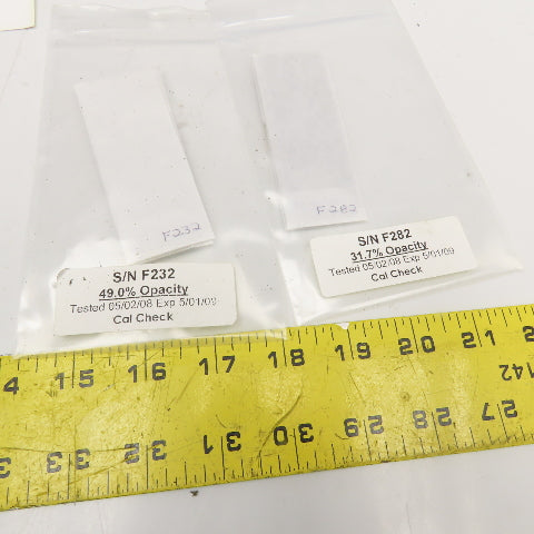Environmental Monitor Service Neutral Density Filters & Sample Holder