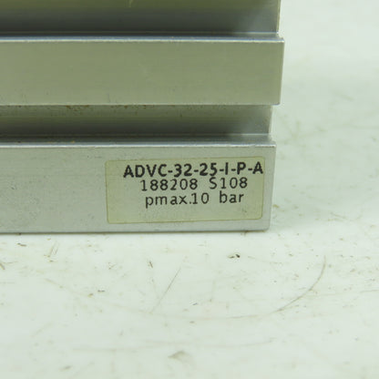 Festo ADVC-32-25-I-P-A Double Acting Pneumatic Cylinder 32mm Bore 25mm Stroke