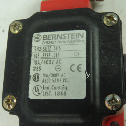 Bernstein SN2-SU1Z AHS Limit Switch 10A 400VAC 613.3385.015
