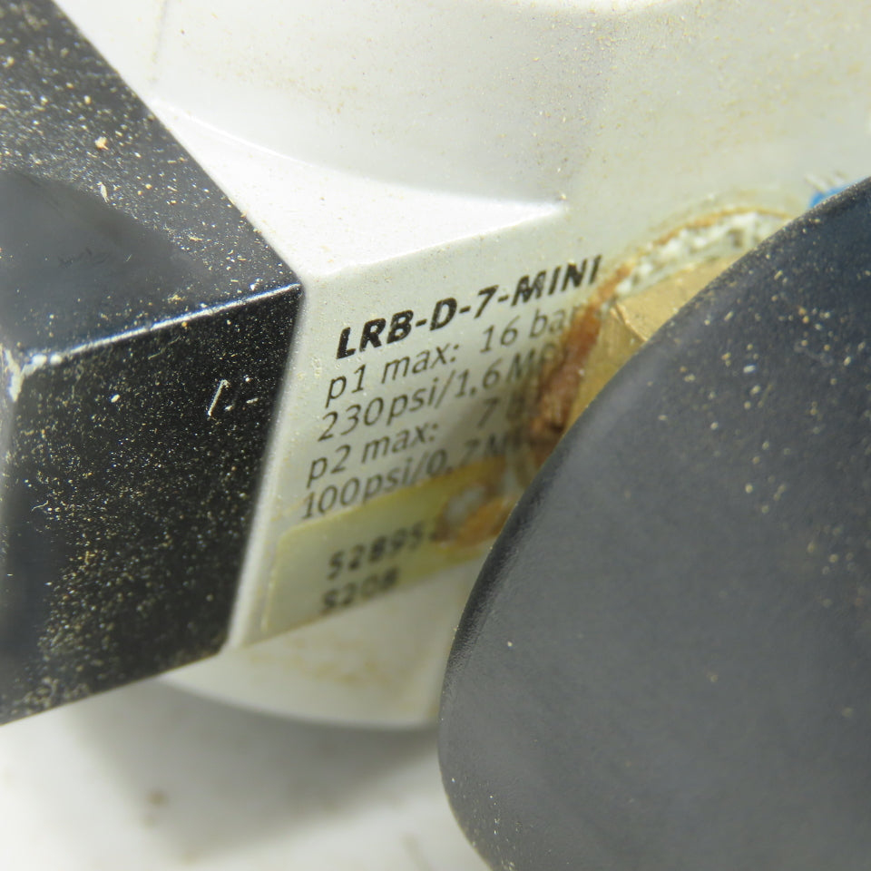 Festo LRB-D-7-MINI 2 Pneumatic Pressure Regulator 16Bar 0-60PSI Guage